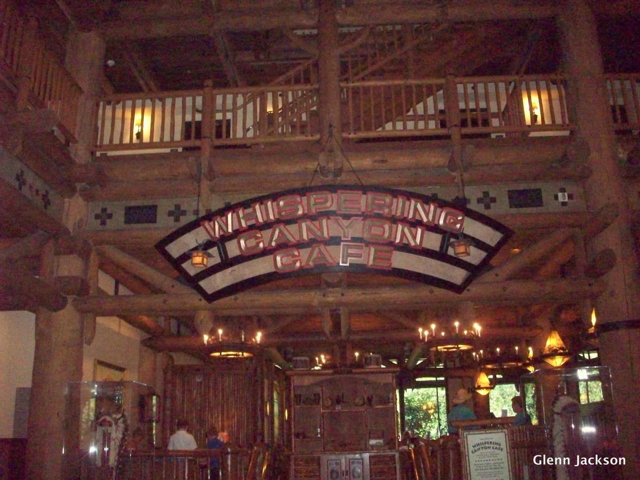 Whispering Canyon Cafe Sign
